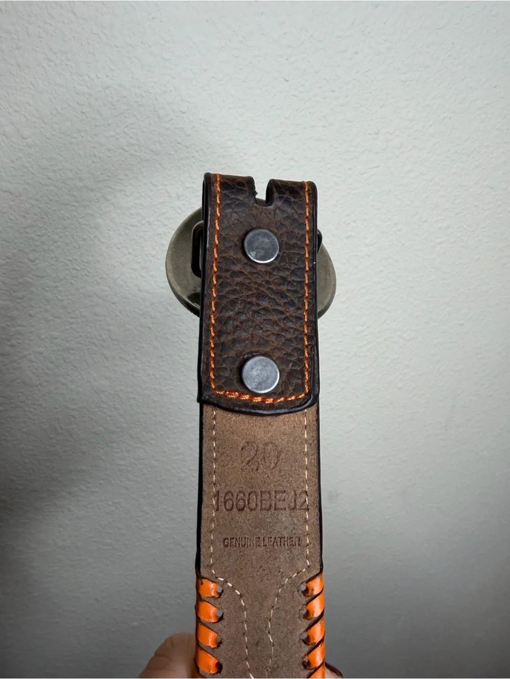 Hooey | Kid’s Western Whipstitch Leather Belt